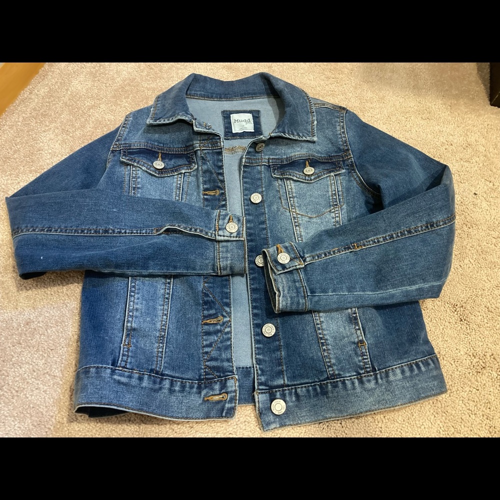 Never worn Mudd jean jacket. Girls 16